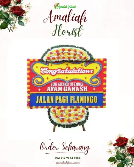 Sewa Papan Bunga Marau